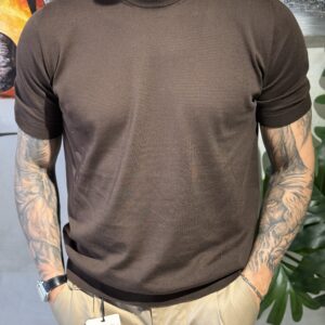 Maglia in filo finezza 18 Moro