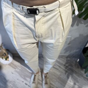 Pantalone White Sand Ampio 2 pence Panna