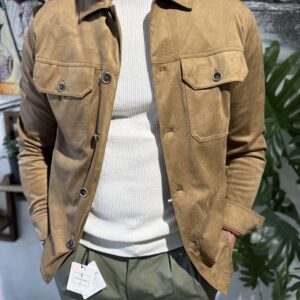 Camicia/giubbino scamosciata Camel